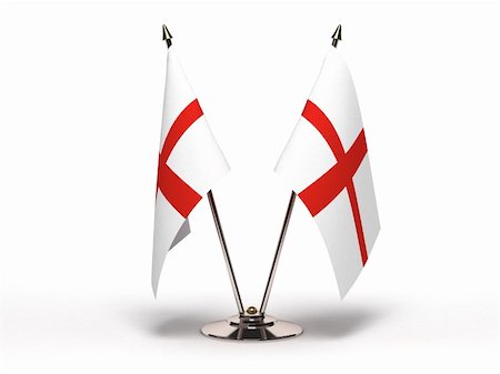 simsearch:400-06105879,k - Miniature Flag of England (Isolated with clipping path) Photographie de stock - Aubaine LD & Abonnement, Code: 400-06084241