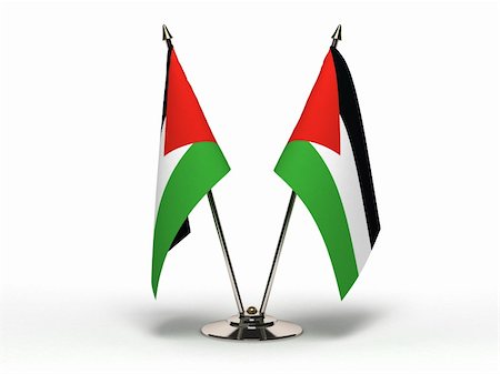 simsearch:400-06464644,k - Miniature Flag of Palestine  (Isolated with clipping path) Photographie de stock - Aubaine LD & Abonnement, Code: 400-06084242