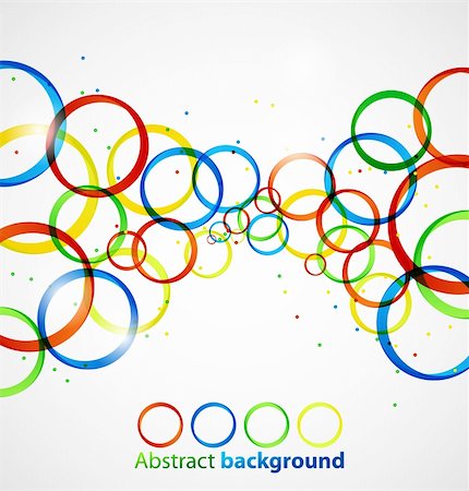 Abstract circle colorful background. Vector illustration eps10 Stock Photo - Budget Royalty-Free & Subscription, Code: 400-06084333