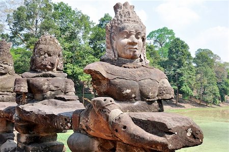 Historical ruins at Angkor Wat, Siem Reap,Cambodia Stock Photo - Budget Royalty-Free & Subscription, Code: 400-06085348