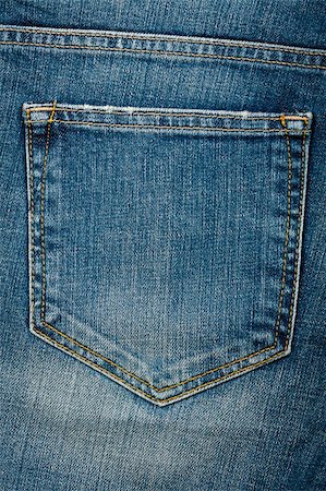 Blue jeans fabric with pocket background Stock Photo - Budget Royalty-Free & Subscription, Code: 400-06085718