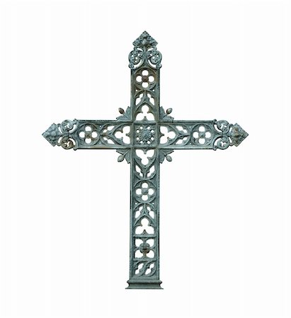 simsearch:400-06087640,k - Old cross in iron Stock Photo - Budget Royalty-Free & Subscription, Code: 400-06087640