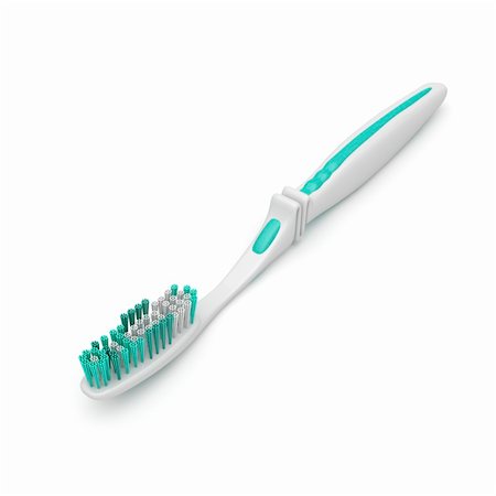 Toothbrush on a white background Stock Photo - Budget Royalty-Free & Subscription, Code: 400-06087951