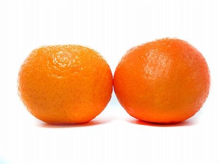 simsearch:400-07613620,k - Fresh Clementine isolated on a white background Stockbilder - Microstock & Abonnement, Bildnummer: 400-06088142