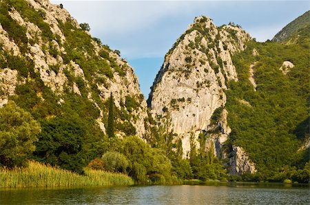 Canyon of Mountain River near Split, Croatia Stock Photo - Budget Royalty-Free & Subscription, Code: 400-06088330