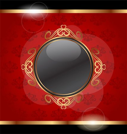 simsearch:400-04320201,k - Illustration golden frame for design packing - vector Stock Photo - Budget Royalty-Free & Subscription, Code: 400-06088478