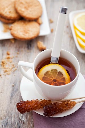 simsearch:400-06088770,k - cup of tea, lemon and cookies Stock Photo - Budget Royalty-Free & Subscription, Code: 400-06088767