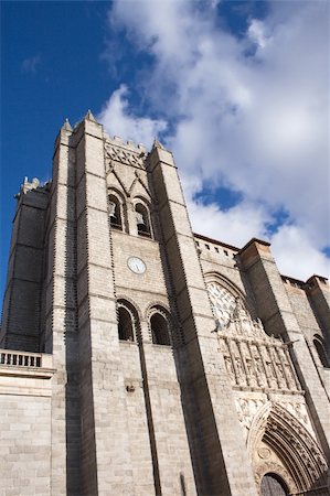 fmgk (artist) - The cathholic cathedral in Avila /12th-14th centuries/Spain/, detail Stock Photo - Budget Royalty-Free & Subscription, Code: 400-06088801
