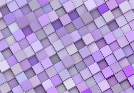 abstract backdrop 3d render cubes in different shades of purple Stock Photo - Budget Royalty-Free & Subscription, Code: 400-06088865