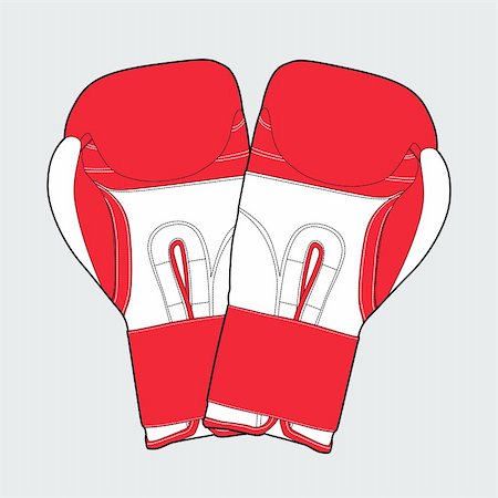 simsearch:400-04599868,k - red boxing gloves on gray background Foto de stock - Super Valor sin royalties y Suscripción, Código: 400-06089135