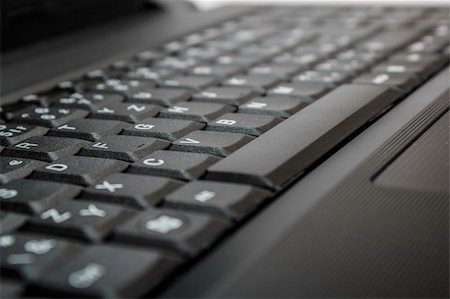 close up of toned laptop keyboard as a background Stock Photo - Budget Royalty-Free & Subscription, Code: 400-06089280