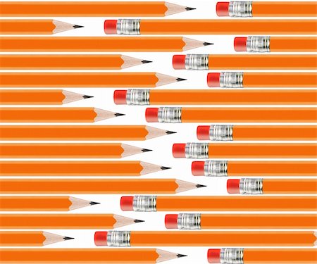 simsearch:400-05289294,k - Set of Pencils following each other. Photographie de stock - Aubaine LD & Abonnement, Code: 400-06080298