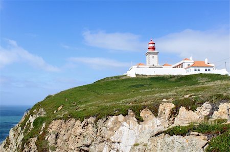 Cabo da Roca, the most westerly point of the European mainland, Portugal Fotografie stock - Microstock e Abbonamento, Codice: 400-06080939