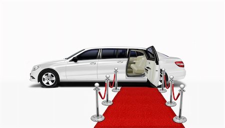 Limo and red carpet Stock Photo - Budget Royalty-Free & Subscription, Code: 400-06081328