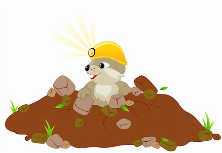 cute groundhog day vector background Foto de stock - Super Valor sin royalties y Suscripción, Código: 400-06081906