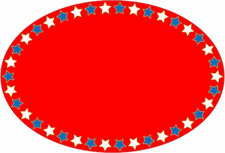 simsearch:400-06082597,k - EPS8 Vector Oval red, white and blue background with copy space. Photographie de stock - Aubaine LD & Abonnement, Code: 400-06082603