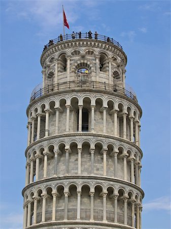 roman towers - famouse tower in pisa italy Stock Photo - Budget Royalty-Free & Subscription, Code: 400-06082713