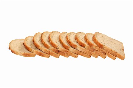 ppart (artist) - Sliced loaf of bread with pumpkin seeds isolated over white background with clipping path. Foto de stock - Royalty-Free Super Valor e Assinatura, Número: 400-06082793