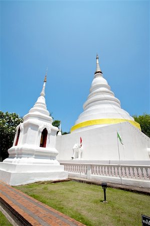 Thai art golden pagoda in Chiang Mai, Thailand. Stock Photo - Budget Royalty-Free & Subscription, Code: 400-06083027