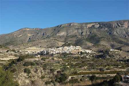 simsearch:400-06083036,k - Idyllic mountain hamlet inland Costa Blanca, Spain Stock Photo - Budget Royalty-Free & Subscription, Code: 400-06083039