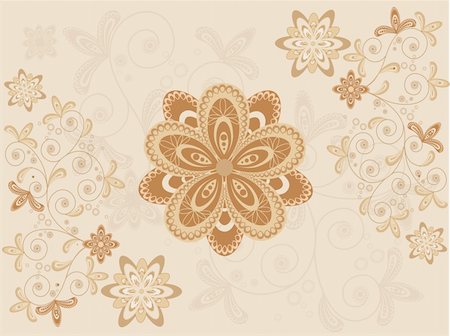 Graphic Flowers Background Stock Photo - Budget Royalty-Free & Subscription, Code: 400-06083529