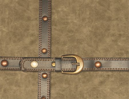 Grunge leather background. Leather texture and belt Photographie de stock - Aubaine LD & Abonnement, Code: 400-06083593