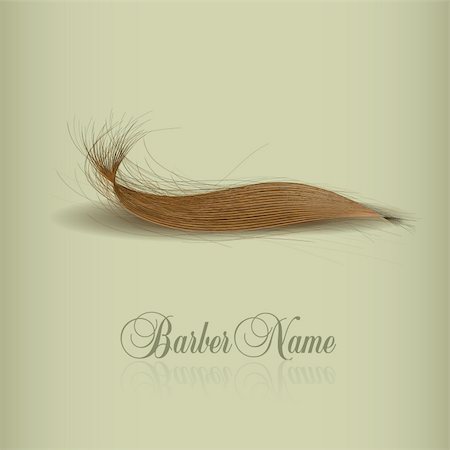 hair logo for your design. vector illustration Stock Photo - Budget Royalty-Free & Subscription, Code: 400-06094402