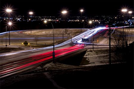 streak - A busy city street at night with head light and tail light streaks. Stock Photo - Budget Royalty-Free & Subscription, Code: 400-06094646