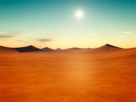 An image of a nice desert sunset Stock Photo - Budget Royalty-Free & Subscription, Code: 400-06095014