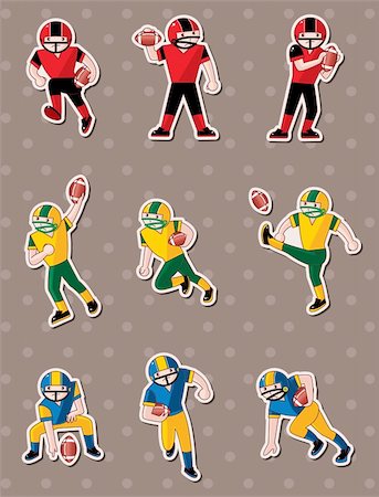 simsearch:400-06095731,k - football player stickers Stock Photo - Budget Royalty-Free & Subscription, Code: 400-06095731