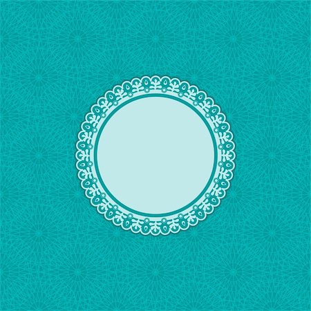 Blue Greeting Card Template. Vector Design Stock Photo - Budget Royalty-Free & Subscription, Code: 400-06097045