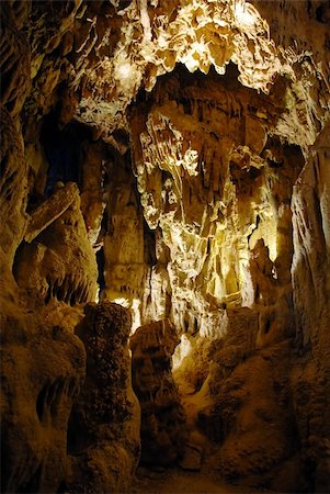 simsearch:400-08888938,k - stalactites and stalagmites in Resava Cave in Serbia Stock Photo - Budget Royalty-Free & Subscription, Code: 400-06097094