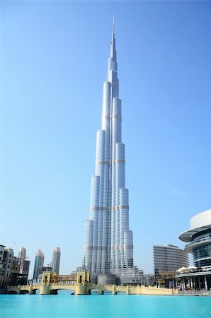 dubai sea shore - Photo of Burj Khalifa, Dubai Stock Photo - Budget Royalty-Free & Subscription, Code: 400-06097315