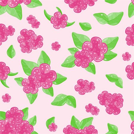 simsearch:400-04350601,k - two-color floral seamless pattern with flowers leaves on green background Stock Photo - Budget Royalty-Free & Subscription, Code: 400-06097405