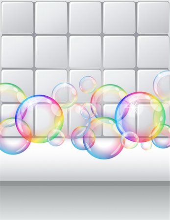 espuma (líquida) - Vector illustration - soap bubbles background. Eps10 vector file, contains transparent objects and opacity mask. Stock Photo - Budget Royalty-Free & Subscription, Code: 400-06098238