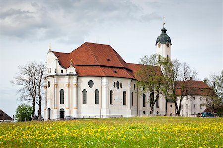 An image of the famous Wieskirche in Bavaria Germany Stock Photo - Budget Royalty-Free & Subscription, Code: 400-06098861
