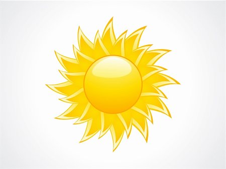 simsearch:400-06069285,k - abstract sun icon vector illustration Stock Photo - Budget Royalty-Free & Subscription, Code: 400-06098939