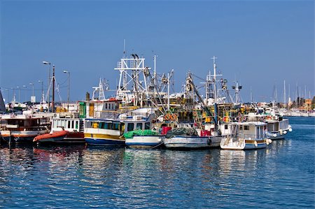 simsearch:400-05718887,k - Fishing boats fleet in Harbor, Zadar, Dalamtia, Croatia Foto de stock - Royalty-Free Super Valor e Assinatura, Número: 400-06099872