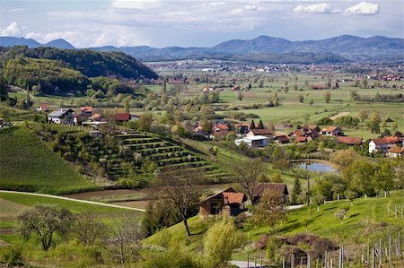 simsearch:400-07305550,k - Green landscape of Zagorje region in Marija Bistrica Photographie de stock - Aubaine LD & Abonnement, Code: 400-06099906
