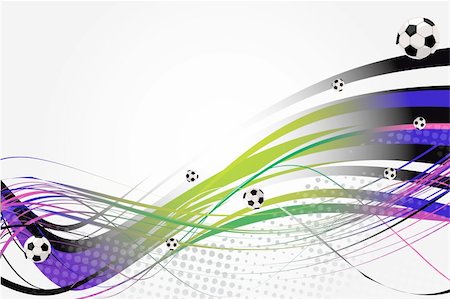 Gradient a background - football Photographie de stock - Aubaine LD & Abonnement, Code: 400-06090127