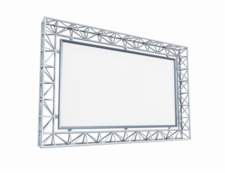 simsearch:400-08403168,k - modern billboard, isolated 3d render Stock Photo - Budget Royalty-Free & Subscription, Code: 400-06090462