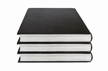 black book isolated on white background Stock Photo - Budget Royalty-Free & Subscription, Code: 400-06091155