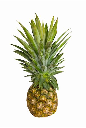 simsearch:400-04650758,k - Fresh pineapple isolated on white background Stock Photo - Budget Royalty-Free & Subscription, Code: 400-06091167