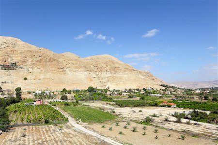 Mount of Temptation in Jericho Stock Photo - Budget Royalty-Free & Subscription, Code: 400-06091325