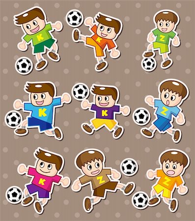 simsearch:400-06095731,k - soccer stickers Stock Photo - Budget Royalty-Free & Subscription, Code: 400-06092401