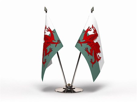 simsearch:400-06105879,k - Miniature Flag of Wales (Isolated with clipping path) Photographie de stock - Aubaine LD & Abonnement, Code: 400-06092509