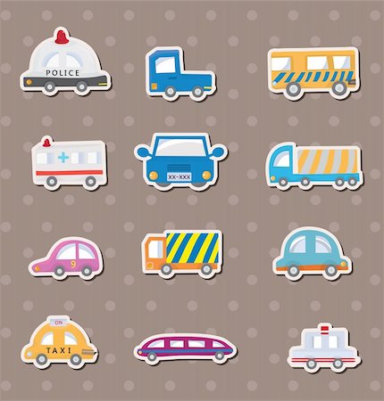 car stickers Stock Photo - Budget Royalty-Free & Subscription, Code: 400-06092723