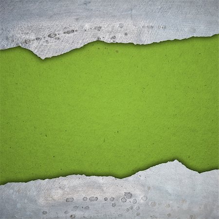 The old green texture of a paper, is decorated in broken off plates. Background in style grunge Stock Photo - Budget Royalty-Free & Subscription, Code: 400-06093129