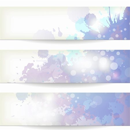 paint color card - background with splashes of colors of blue and purple Stock Photo - Budget Royalty-Free & Subscription, Code: 400-06093995