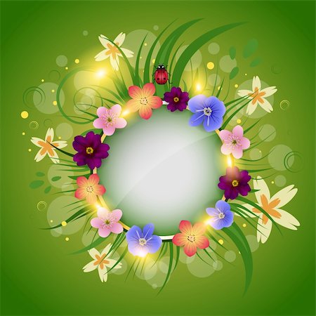 Floral abstract background, eps10 Fotografie stock - Microstock e Abbonamento, Codice: 400-06104567